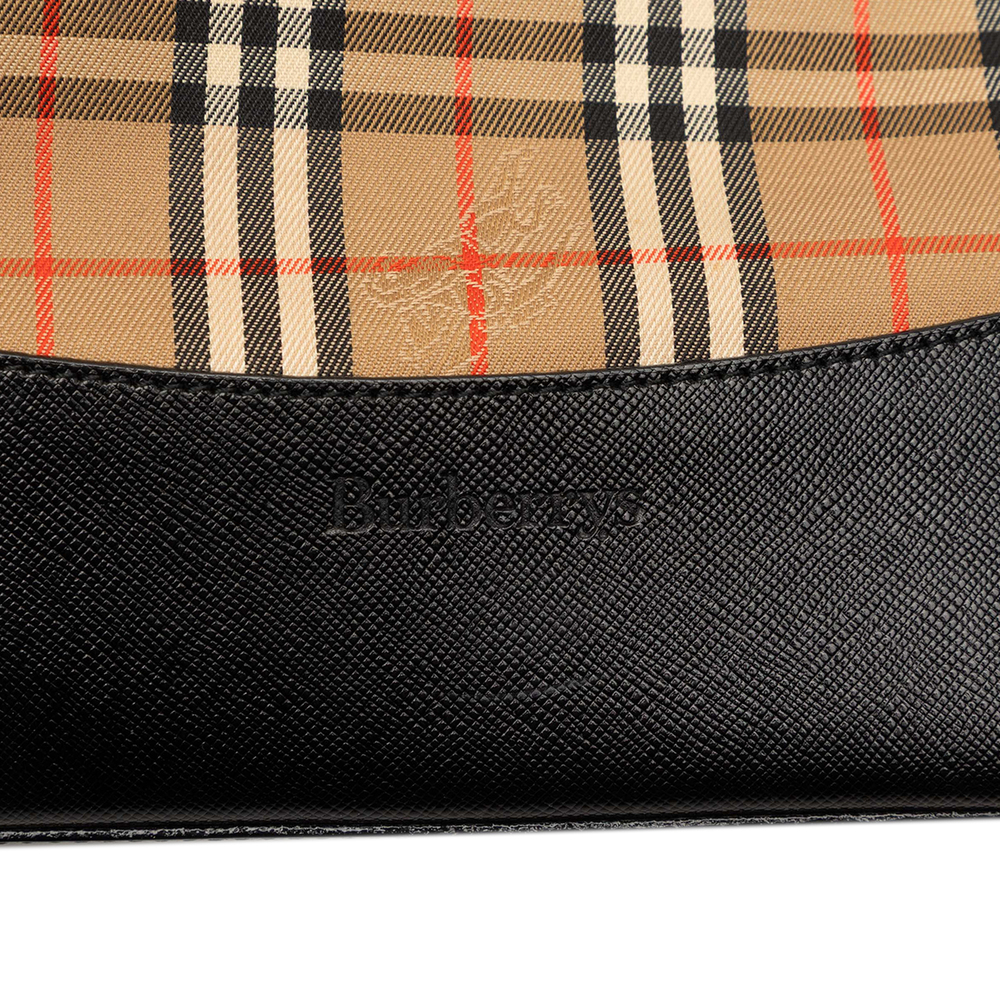 Pre-Loved Burberry Haymarket Check Canvas Tote - Picture 5 of 6
